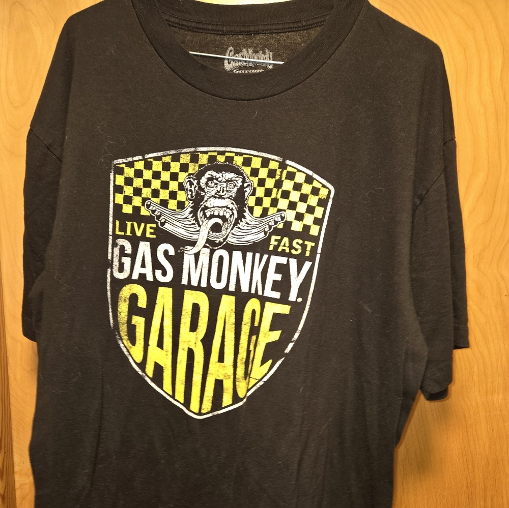Gas Monkey Garage Black T-Shirt LT